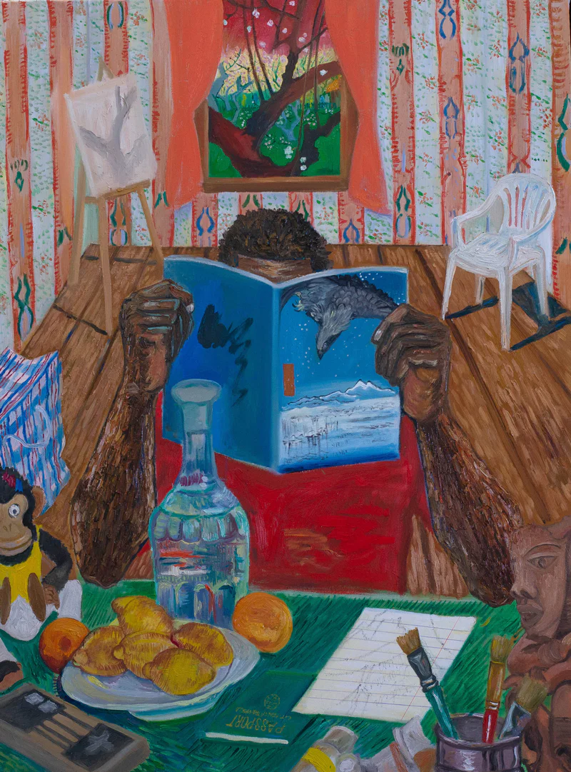John Madu, Table no. 2 (Studio on University Road), 2025. Met dank aan Zidoun-Bossuyt Gallery en de kunstenaar